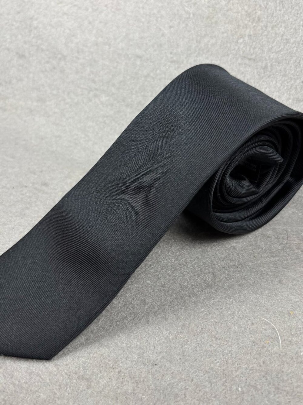 Ted Baker Black Mulberry Silk Skinny Tie Giraffe Detail